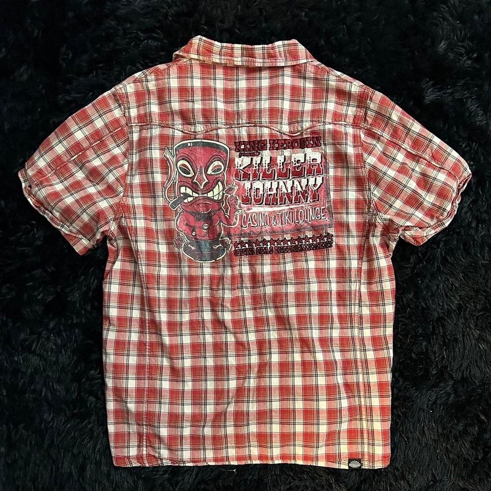 King Kerosin short sleeve flannel "Killer Johnny Casino and Tiki Lounge"